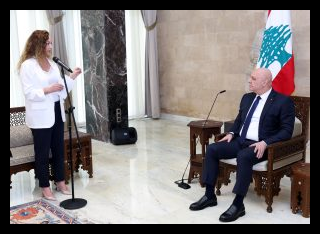 5 Head of the Syndicate of Social Work Specialists in Lebanon Mrs. Nadia Badran with a delegation 1 300x214 1