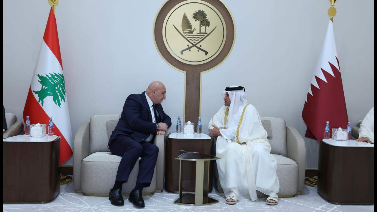 الرئيس عون زار أمير قطر: لبنان متضامن مع الدوحة