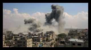 Smoke rises after Israeli air strikes of the city of Rafah in the southern Gaza Strip 276163 1 300x156 1