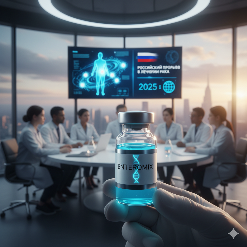 اللقاح الروسي الجديد للسرطان، لقاح Enteromix، علاج السرطان 2025، لقاح mRNA ضد السرطان، ثورة طبية روسية، علاج سرطان القولون، اللقاح العلاجي للسرطان، مركز غاماليا، آخر أخبار اللقاحات، اختراع روسي للسرطان