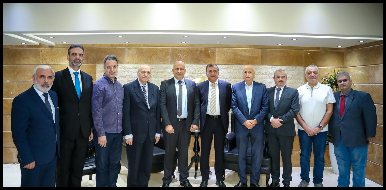 خريش يستقبل الصايغ ووفد من اتحاد المصارف 1 Doc P 1434628 638971697376718673