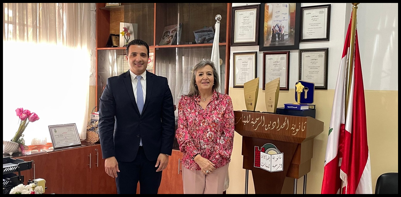 مطر زار ثانوية الحدّادين للبنات في طرابلس للتهنئة بفوزها في" تحدّي القراءة العربي" 1 Doc P 1435242 638972825764482863