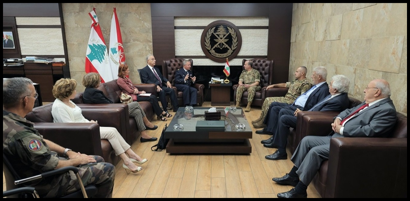 رئيس جوقة الشرف الفرنسية زار البطريرك الراعي وقائد الجيش 1 Doc P 1435621 638973593066637831