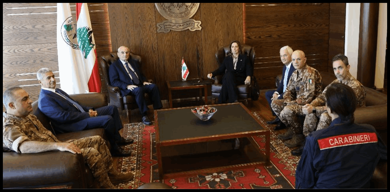 وزير الدفاع عرض مع نائبة وزير الدفاع الإيطالي تعزيز التعاون العسكري 1 Doc P 1436554 638975396024385276