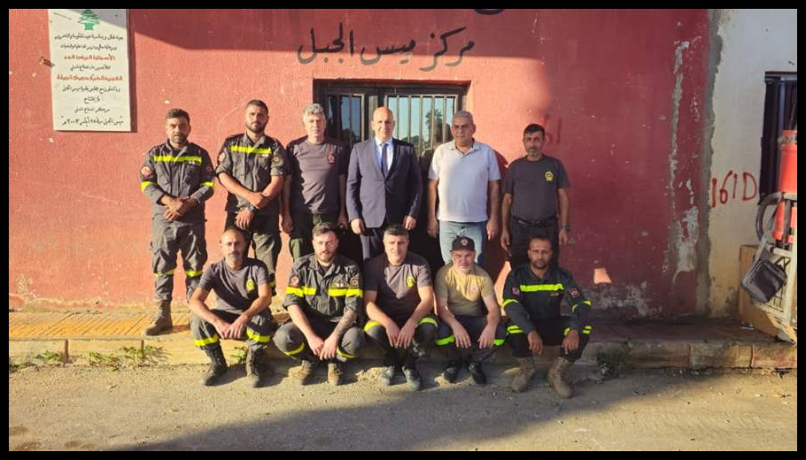 المدير العام للدفاع المدني بالتكليف تفقّد مركزي علما الشعب وميس الجبل
