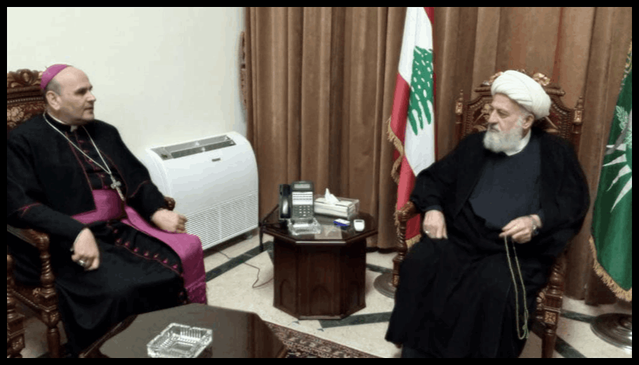 الخطيب استقبل السفير البابوي... وهذا ما جرى بحثه 1 Doc T 886734 638971631127630911