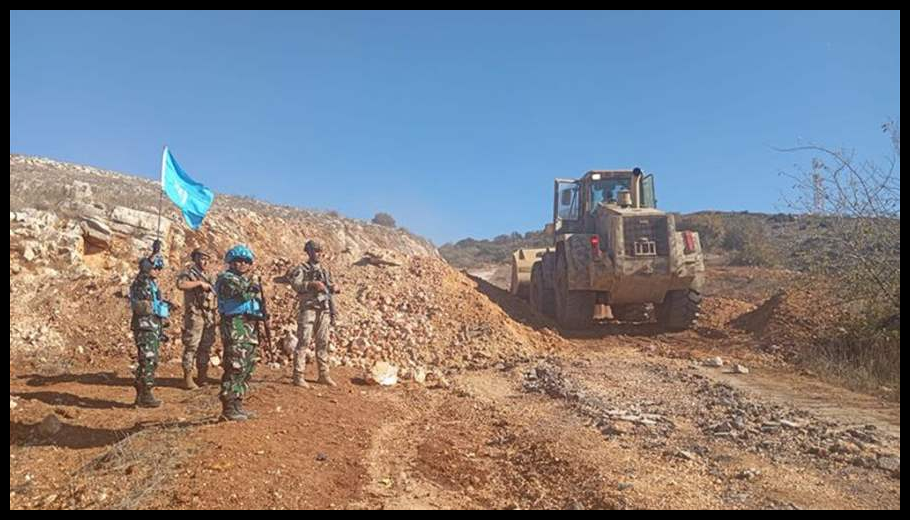 الجيش يزيل ساترًا ترابيًّا أقامه العدو الإسرائيلي في خراج بلدة مركبا - مرجعيون 1 Doc T 886950 638972492270102357
