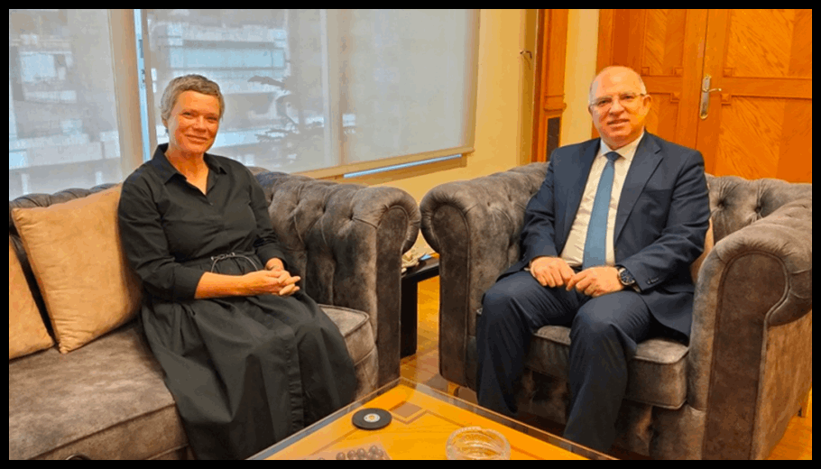 وزير العمل بحث مع سفيرة الإتحاد الأوروبي في دعم الوزارة وملف الضمان الإجتماعي 1 Doc T 887132 638973267459346325