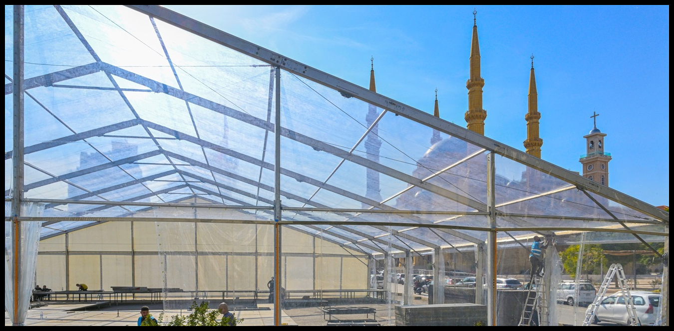 بالصور.. شاهدوا الخيمة التي سيلتقي فيها البابا مع شخصيات 1 Doc P 1443397 638990115214751118