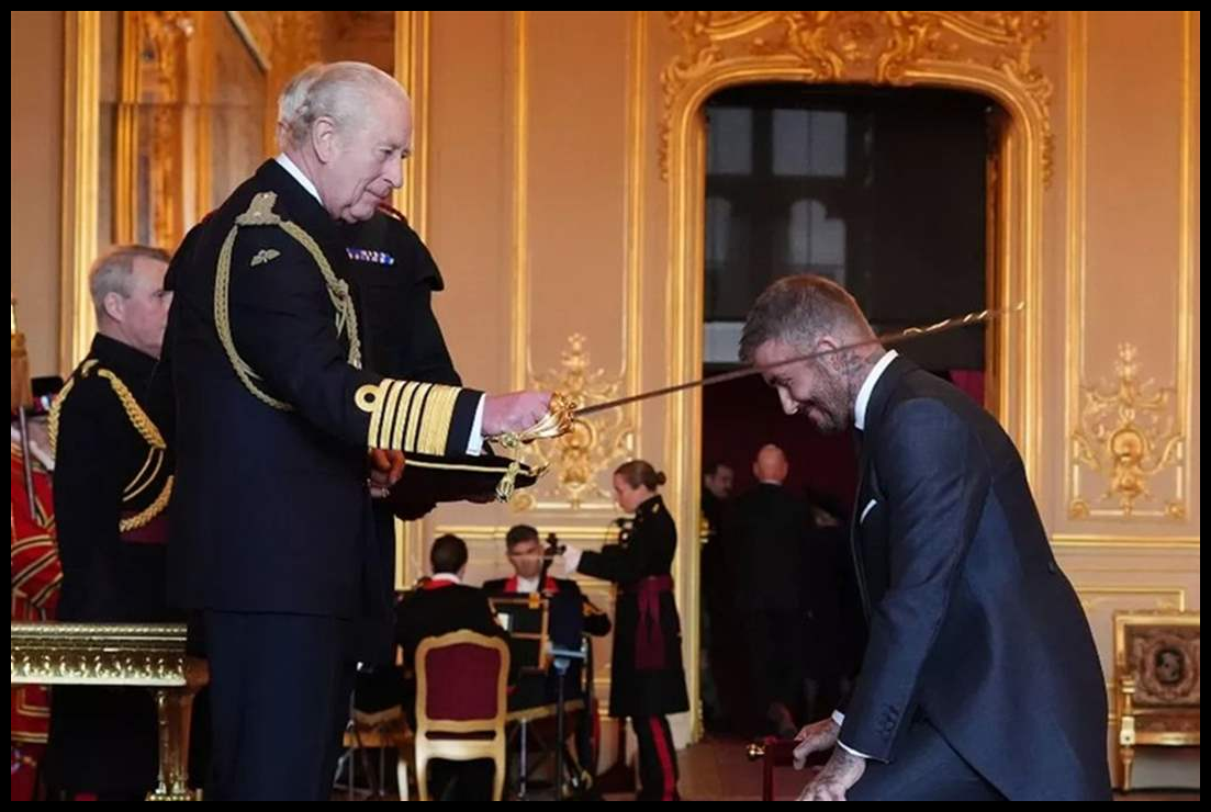 سير ديفيد بيكهام يتوشّح الفروسية 1 Doc P 548376 638979206748952029