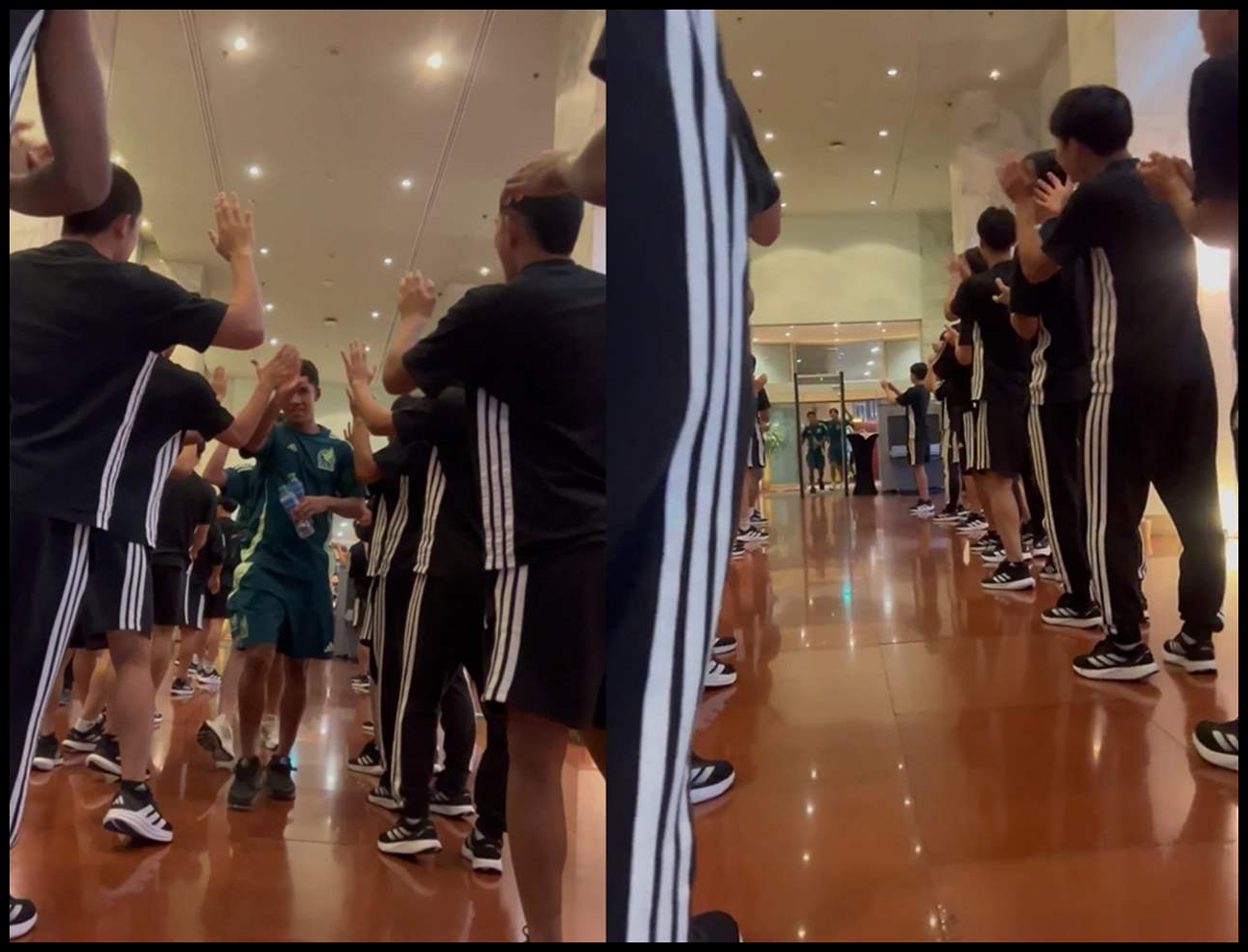 فيديو - اليابانيون نظمّوا ممراً شرفيّاً للمكسيكيين لمناسبة الفوز 1 Doc P 548760 638982703554076975