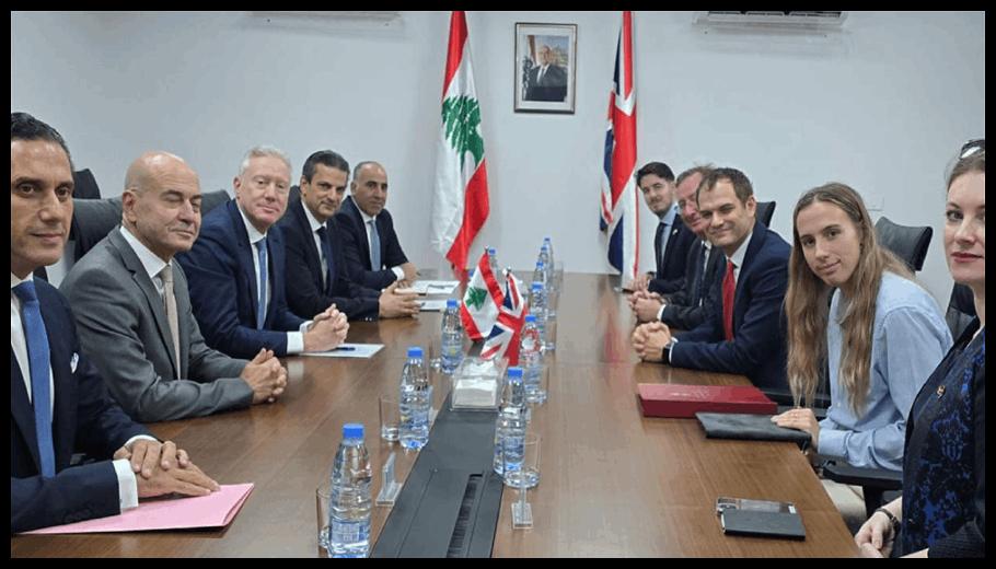 رجي أمام وفد بريطاني: الدبلوماسية هي الحل الوحيد وعلى حزب الله أن يدرك ذلك 1 Doc T 888165 638978540800075982