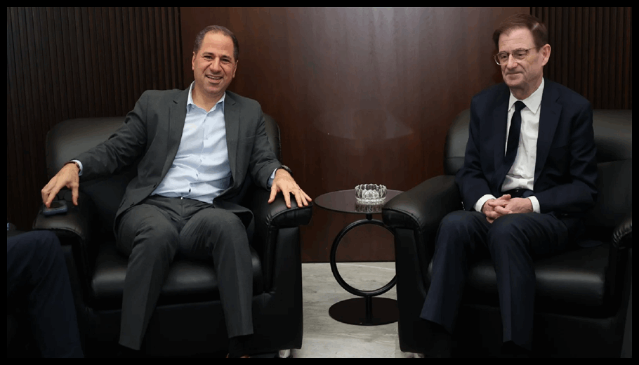 سامي الجميل إستقبل ديفيد هيل... وبحثٌ بموضوع حصر السلاح والخيارات التفاوضية أمام لبنان 1 Doc T 888172 638978547526965558