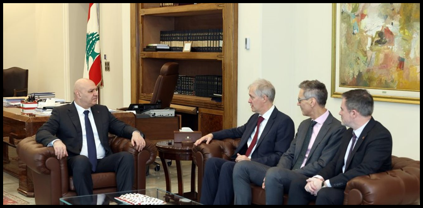الرئيس عون بحث في التصعيد الاسرائيلي مع سفراء بلجيكا وهولندا وكندا 1 Doc P 1503333 639101199327876357
