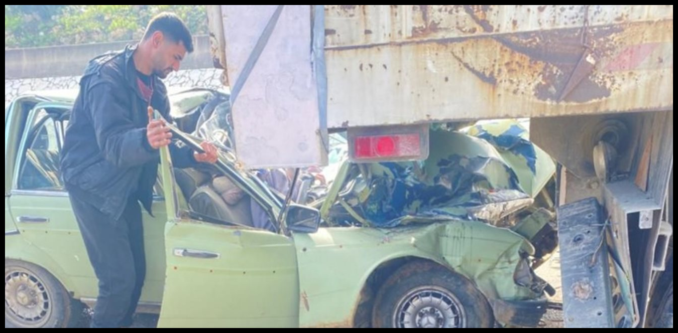 بالصور: قتيل وجريح بحادث سير مروع على أوتوستراد القلمون 1 Doc P 1504358 639102903655530870