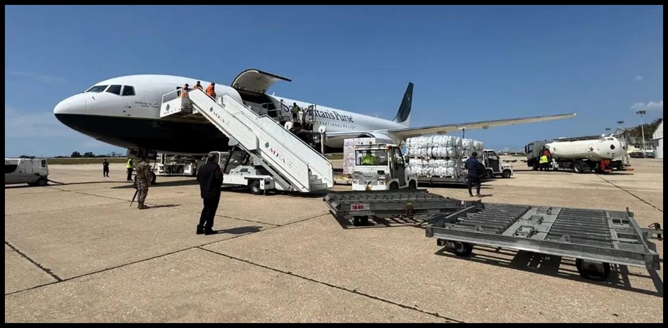 وصول طائرة مساعدات الثانية من منظمات كنسية أميركية الى مطار بيروت 1 Doc P 1504541 639103149903275940