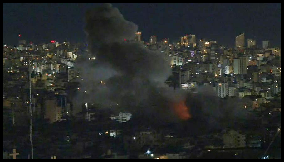 الجيش الإسرائيلي يقول إنه ضرب بنى تحتية تابعة لحزب الله في بيروت