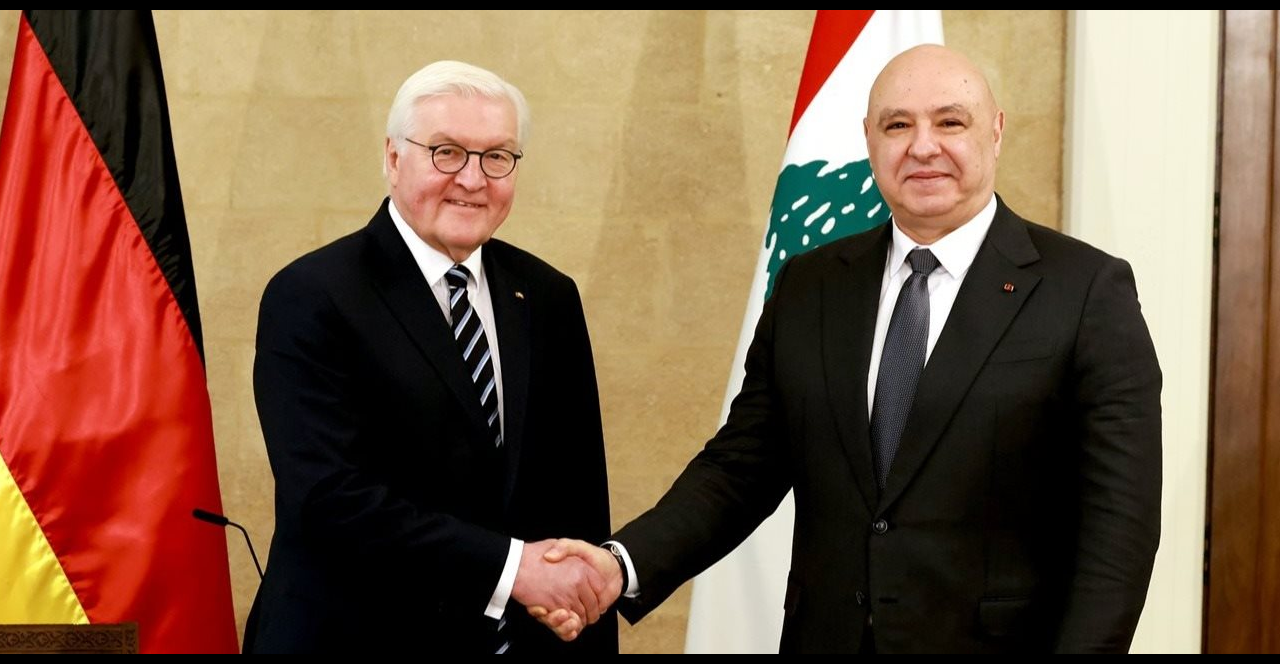 رئيس ألمانيا يتصل بعون: ندين الاعتداءات الإسرائيلية المستمرة ضدّ لبنان
