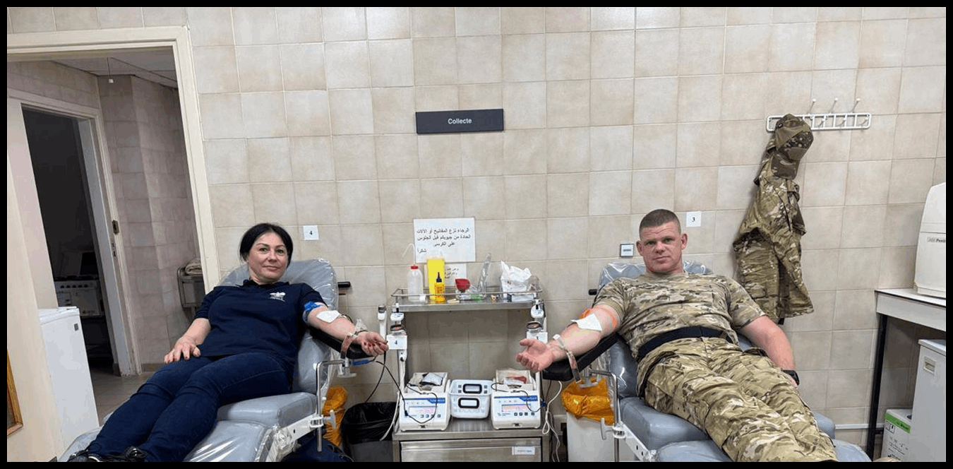 صورة لافتة.. سفارات تتبرع بالدم 1 Doc P 1512001 639116687210025660