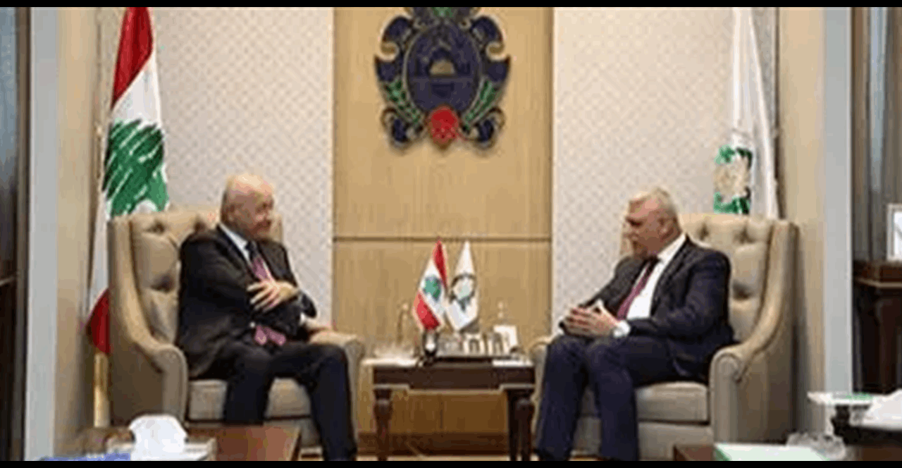 اللواء شقير عرض والمفوض السامي للأمم المتحدة لشؤون اللاجئين للأوضاع العامة في لبنان