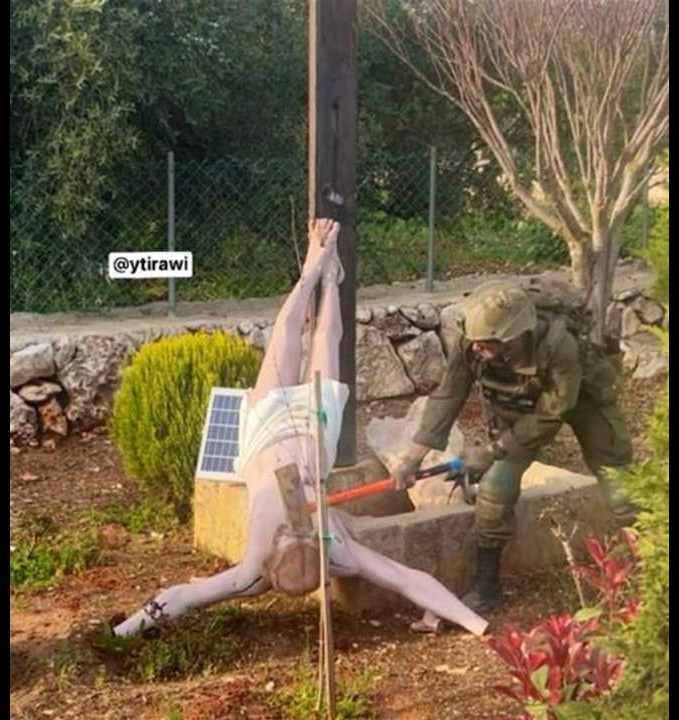 بعد صورة الاعتداء على تمثال المسيح.. الجيش الإسرائيلي يعلق!