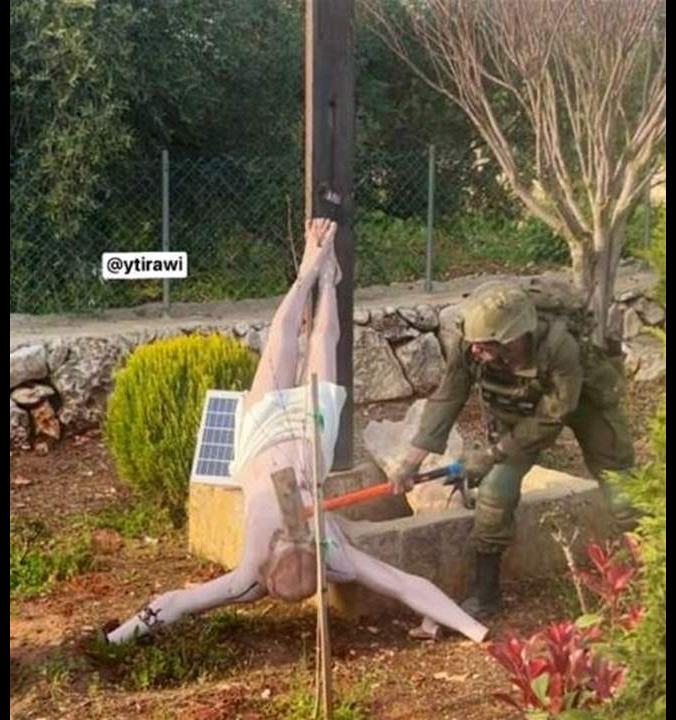 عن تحطيم تمثال السيد المسيح جنوب لبنان.. نتنياهو يُعلّق!