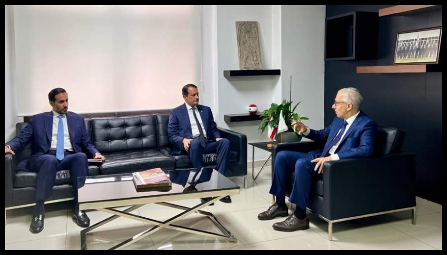 البساط بحث مع السفير القطري في سبل التعاون والدعم 1 Doc T 922339 639111677982719033