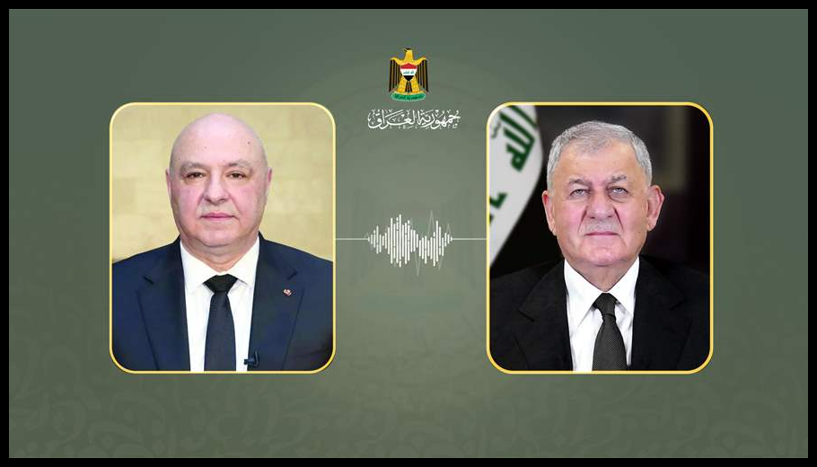 الرئيس العراقي اتصل بالرئيس عون: على المجتمع الدولي تحمل مسؤولياته بالعمل على وقف التصعيد 1 Doc T 923199 639113304599685619