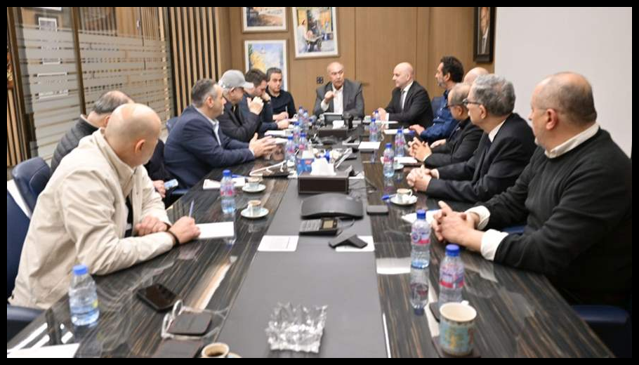 اجتماع طارىء في مكتب مخزومي بهدف المطالبة بحصر السلاح بيد الدولة 1 Doc T 923392 639113963743607907