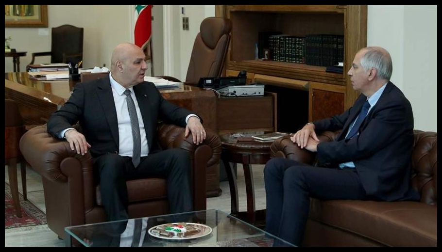الرئيس عون استقبل ماغرو وعرض معه الاتصالات لوقف النار 1 Doc T 923464 639114101052915725