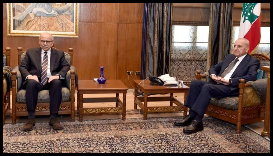 الرئيس بري بحث مع سلام في المستجدات… إيهاب مطر: رئيس مجلس النواب أبدى تفاؤلا بالمرحلة المقبلة