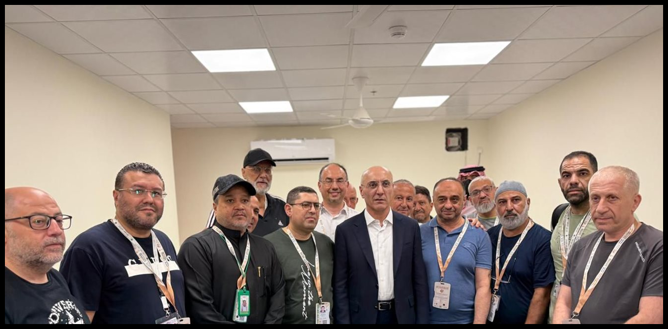 تفقد ميداني للحجار في مخيم الحجاج اللبنانيين بمكة 1 Doc P 1530849 639155216686284383