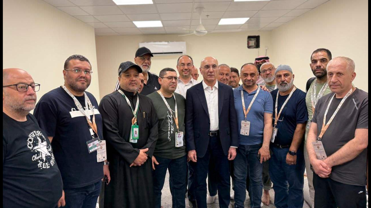 وزير الداخلية أحمد الحجار يتفقد مخيم الحجاج اللبنانيين في منى (صورة)
