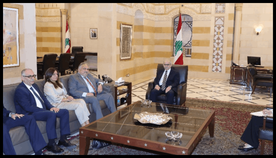 سلام استقبل وفدًا من الإسكوا في زيارة وداعية وبحث مع رئيس الهيئة الناظمة للطيران المدني في سبل تطوير عملها 1 Doc T 935333 639153926777527209