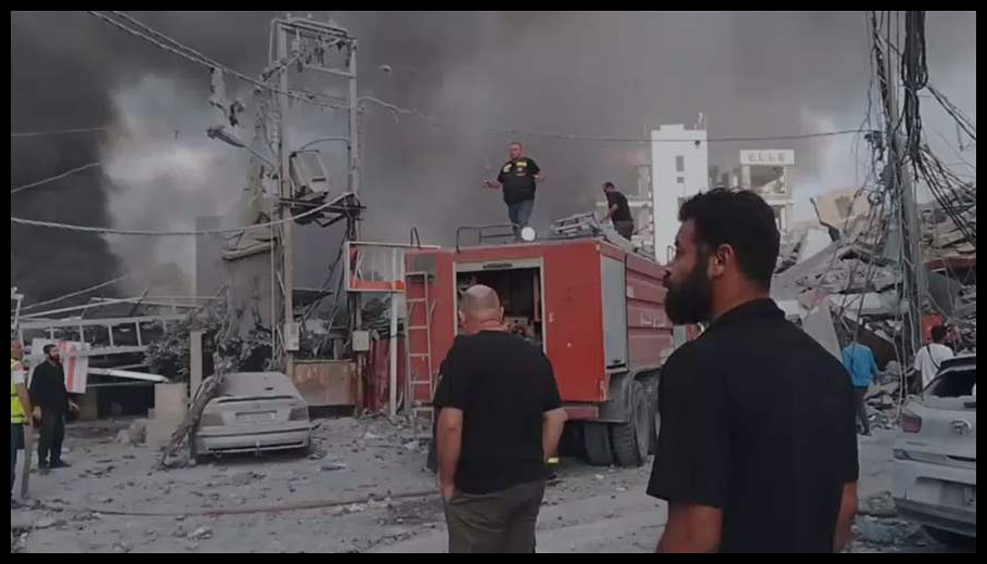 شهداء وجرحى وانقطاع الكهرباء عن غرف العناية الفائقة جراء الغارة في محاذاة مستشفى جبل عامل