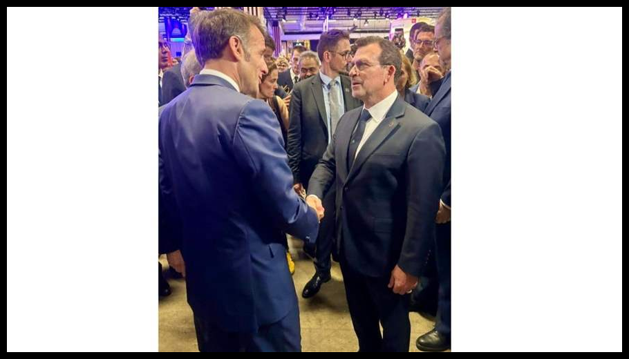 شحادة التقى ماكرون على هامش الدورة العاشرة من معرض VivaTech